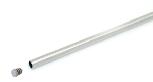 Kit 5 tubes inox Ø10mm L.2m avec capuchons de finition